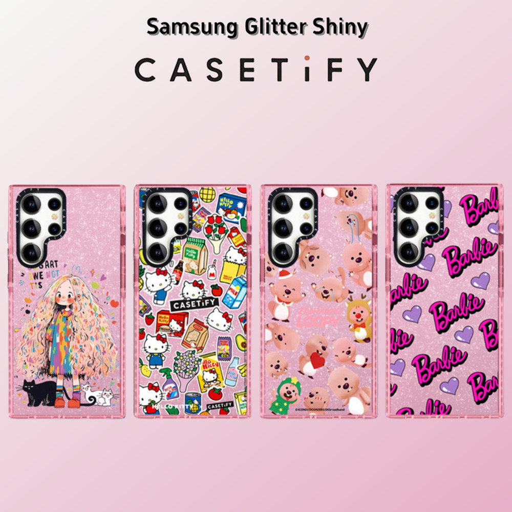 คสโทรศัพท์มือถือแบบนิ่ม ผิวด้าน กันกระแทก ลายเฮลโลคิตตี สีชมพู สําหรับ Samsung Galaxy S22 23 24 UItra S23 24 Plus S23 S24