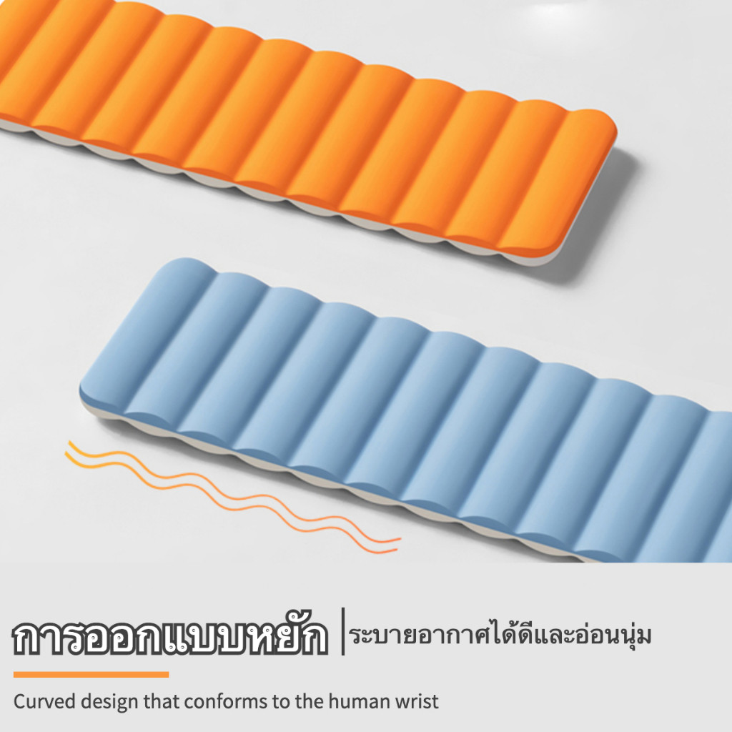 สายนาฬิกาข้อมือ แม่เหล็ก for Smart Watch band Serie 9 8 3 5 4 SE 6 7 2 1 Ultra 49 45 44 40 41 38 42 mm มม.