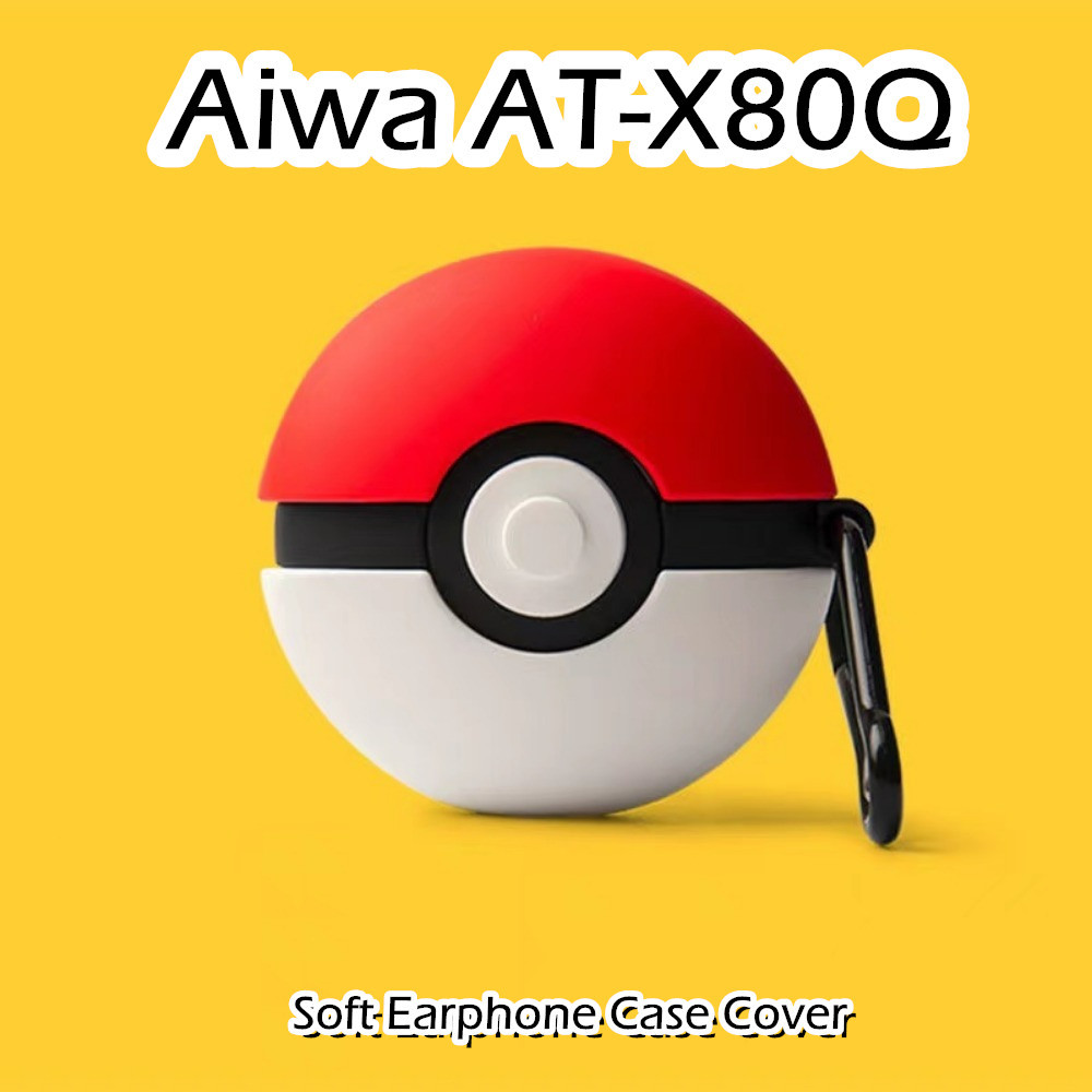 【พร้อมส่ง】เคสหูฟัง ซิลิโคนนิ่ม ลายการ์ตูน สุดเท่ สําหรับ Aiwa AT-X80Q NO.1