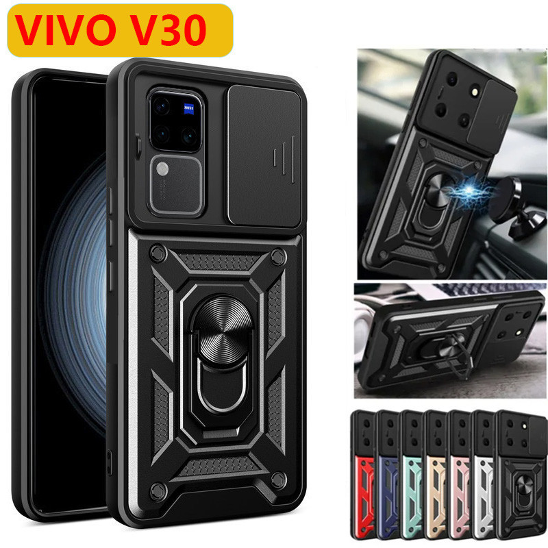 เคสโทรศัพท์มือถือ ป้องกันเลนส์กล้อง แบบสไลด์แม่เหล็ก สําหรับ Vivo V30 Pro 5G 2024 V30Pro V 30 30V VivoS18 S18 Vivo S18 Pro S18Pro – โปรปัง