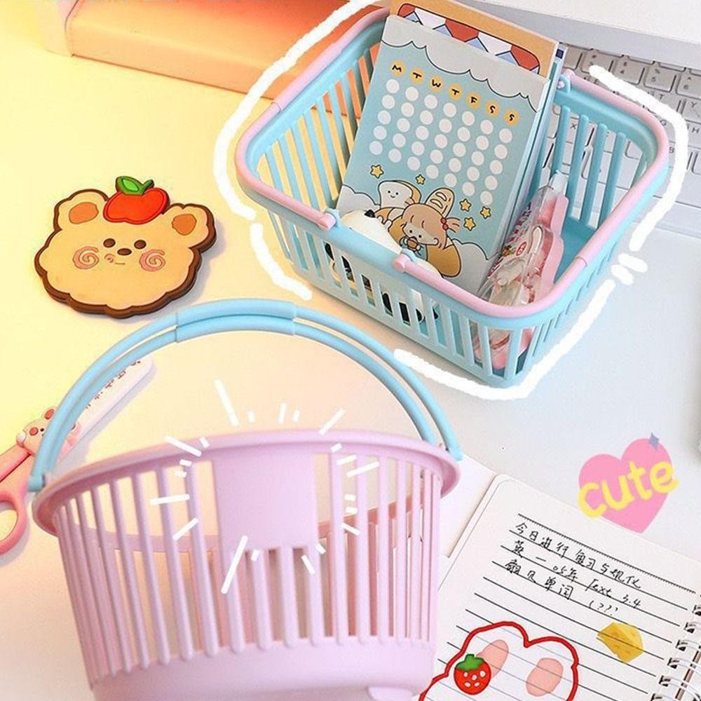 ยอดเยี่ยม ตะกร้ามือ,มินิชินนามอนโรลสก์ท็อปตะกร้าเก็บ, ทํานอง เครื่องเขียนเครื่องสําอางจิปาถะจัดเก็บกล่องจัดเก็