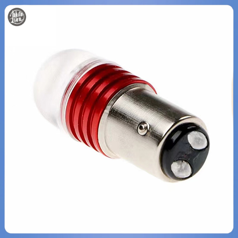 Wl| ใหม่ หลอดไฟเบรกท้าย LED 12V สีแดง สําหรับรถยนต์ รถจักรยานยนต์
