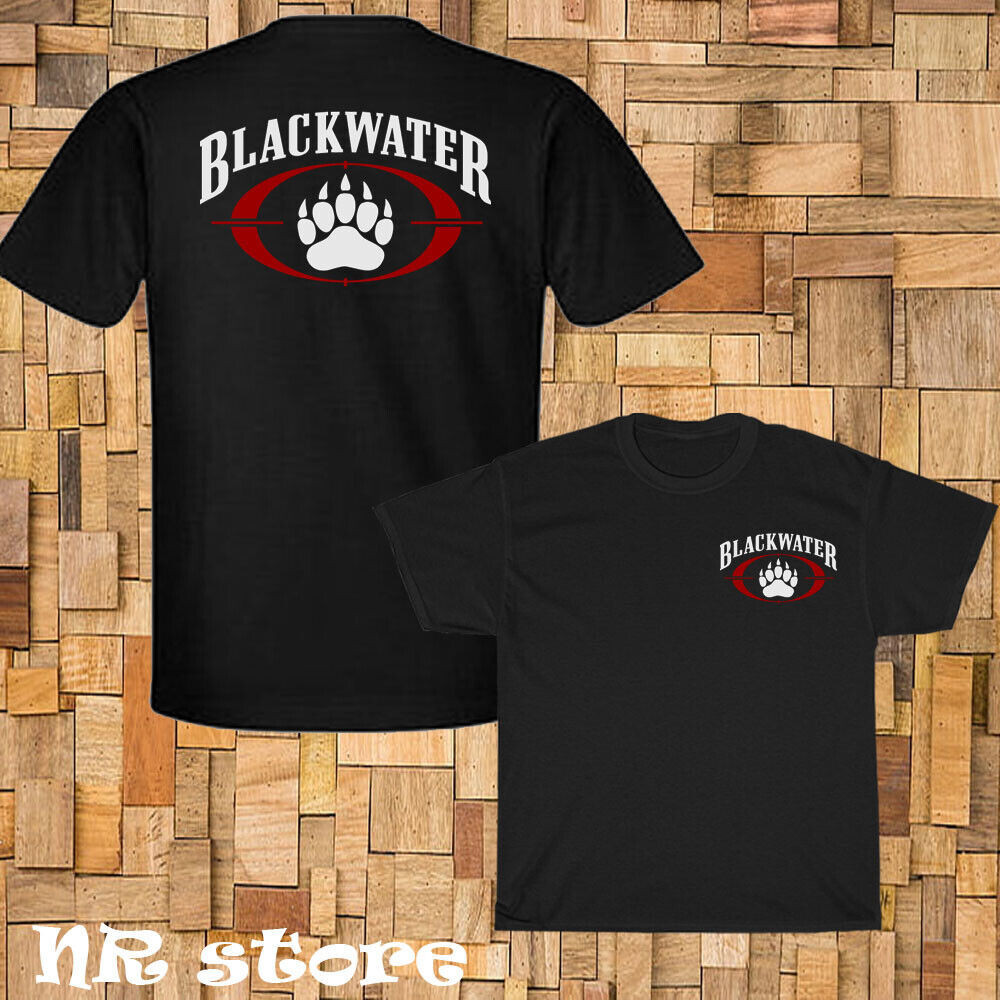 เสื้อยืดโลโก้น้ําสีดํา Blackwater ใหม่สําหรับผู้ชาย