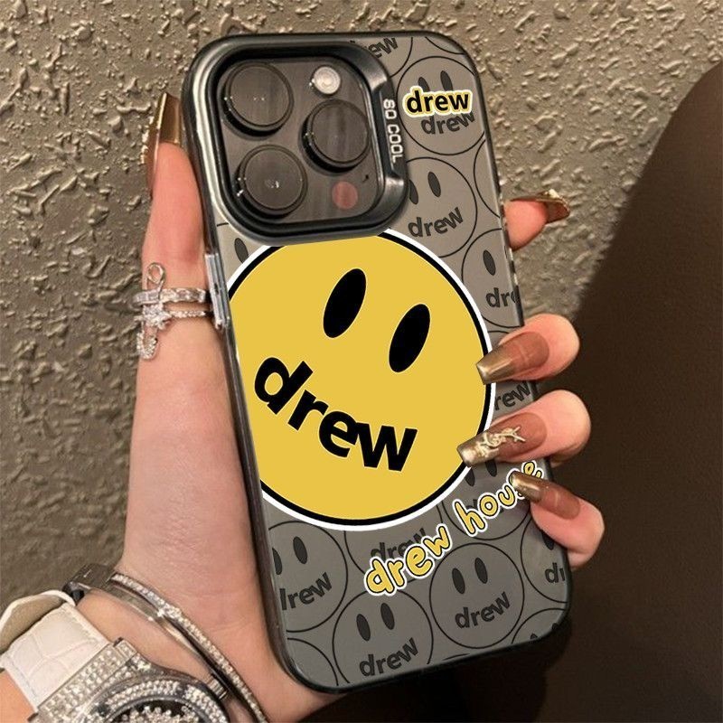 SAMSUNG สีเหลืองFace DrewสําหรับSamsung A02 a03core a03s A05 A10 A11 A12 A14 a20s A22 A24 A30 A31 A3