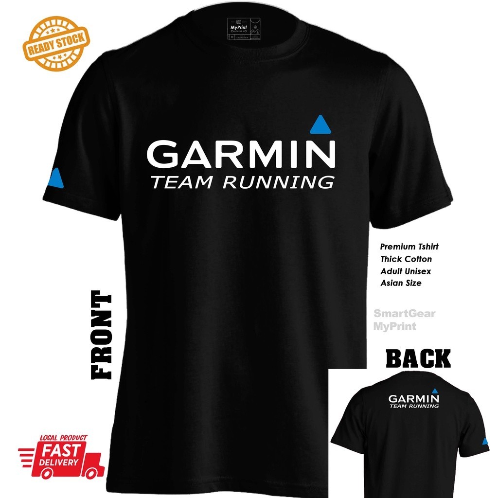 Garmin Team Running Gps Smartwatch Forerunner Bicycles Cycling Tshirt Cotton