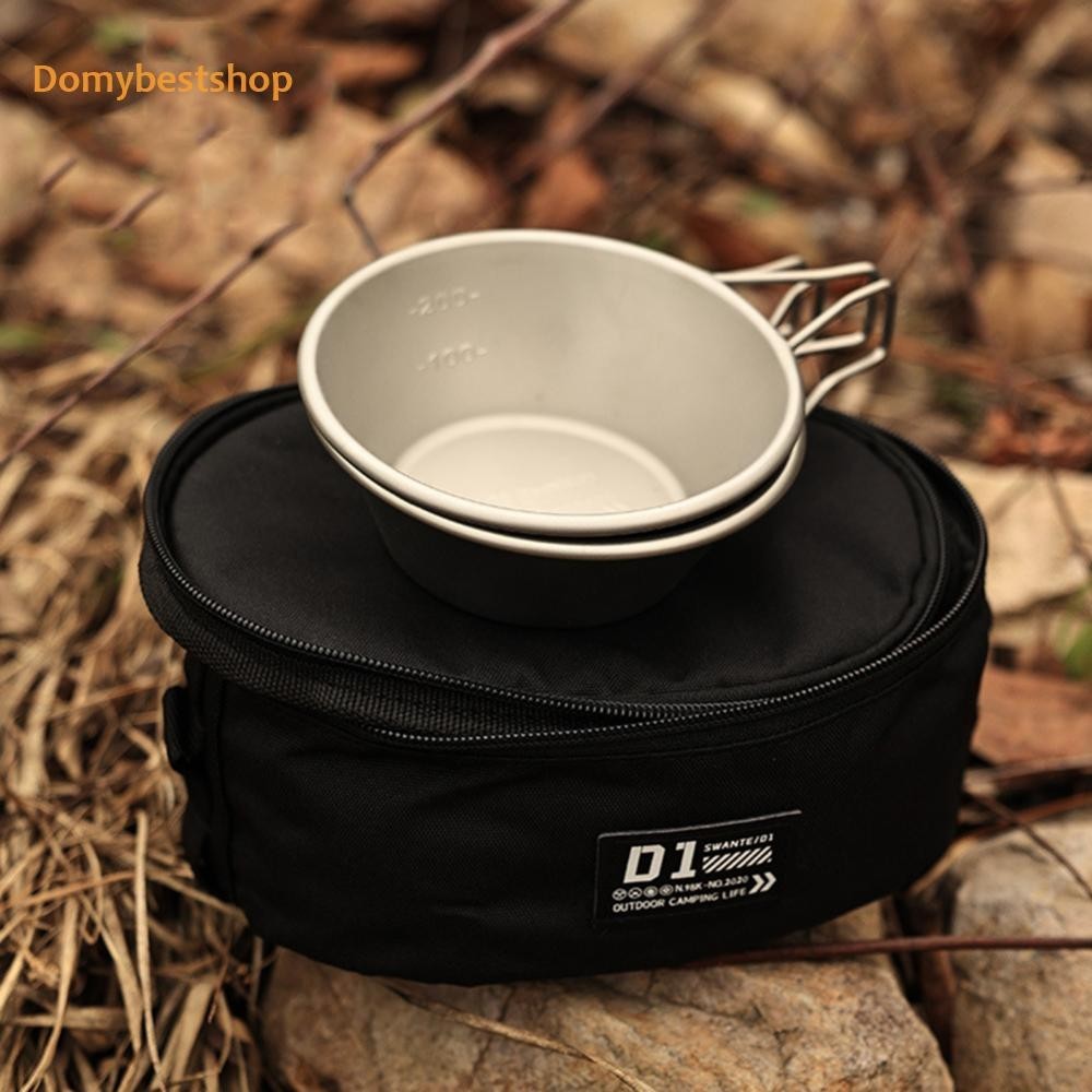 [Domybestshop.th ] Fe # Oxford Cloth Sierra Cup Holder Portable Tableware Protection for Outdoor Cam