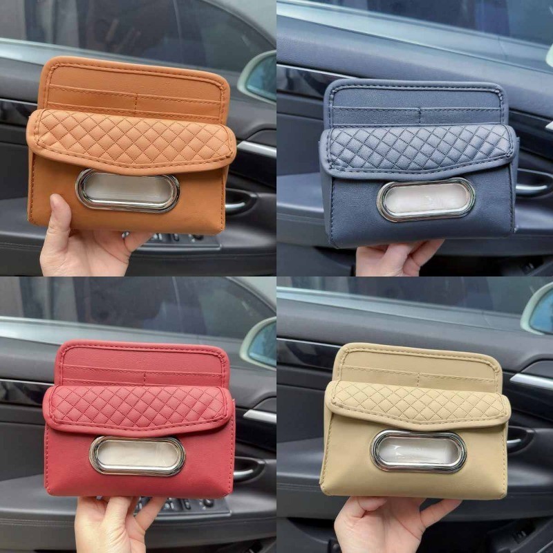 1pc PU หนังกล ่ องกระดาษทิชชู Universal Sun Visor กล ่ องกระดาษทิชชูผู ้ ถือ 1 ชิ ้ นกล ่ องกระดาษทิชชูรถชุดผ ้ าเช ็ ดตัวรถ Sun Visor กล ่ องกระดาษทิชชูผู ้ ถืออัตโนมัติภายใน Backseat กล ่ องเก ็ บตกแต ่ ง