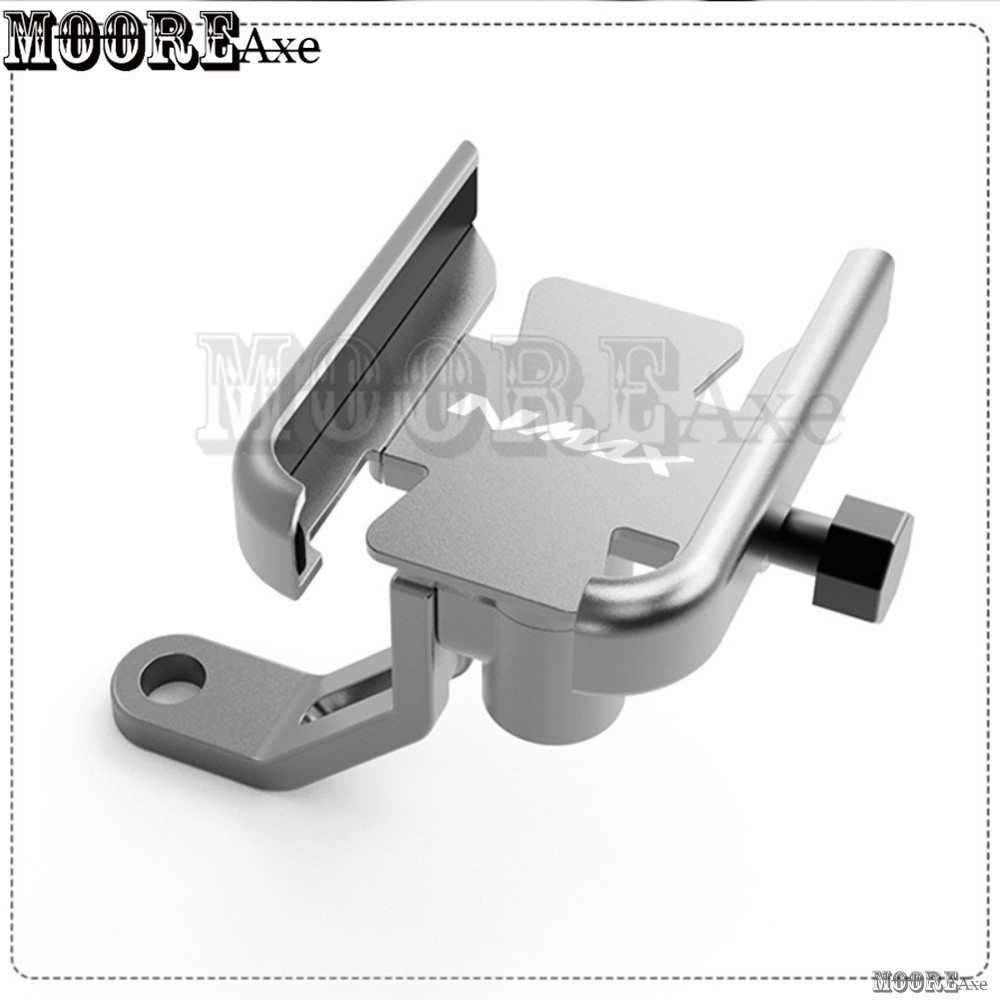 ร้อน! Mooreaxe สําหรับ NMAX 155 NMAX 125 150 กระจกมองหลังรถจักรยานยนต์ที่วางโทรศัพท์ติดตั้งหรือมือจับโทรศัพท์ Mount Bracket SJZJ - รูปที่ 3