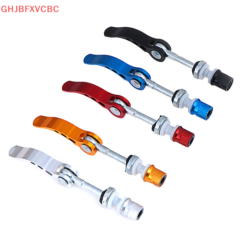 Zhechuiaaa.th Quick Release Aluminium Alloy Bike Seat Post Clamp Seatpost Skewer Bolt ศคนเดิม nam