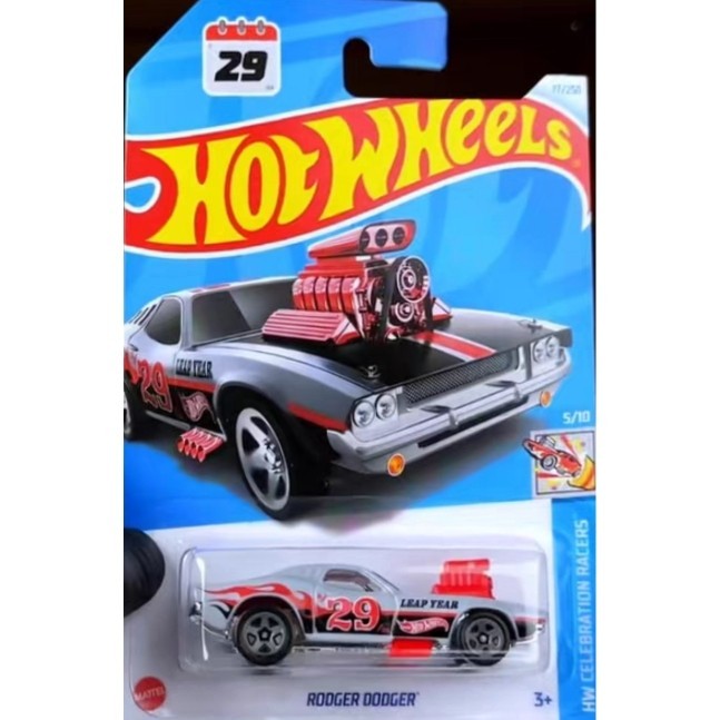 Hotwheels Hotwheels Hotwheels Dodge Run สีเทาที่ระลึกประจําปี/RODGER DODGER 77 24D