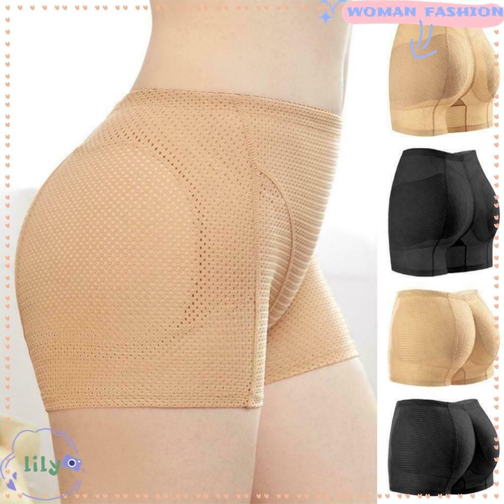 Lily Hip Pads Shapewear, Breathable Push Up Butt Lifter Shaper กางเกงผู้หญิง Tummy Control Hip Enhancer ปลอมตูดที่มองไม่เห็นชุดชั้นใน