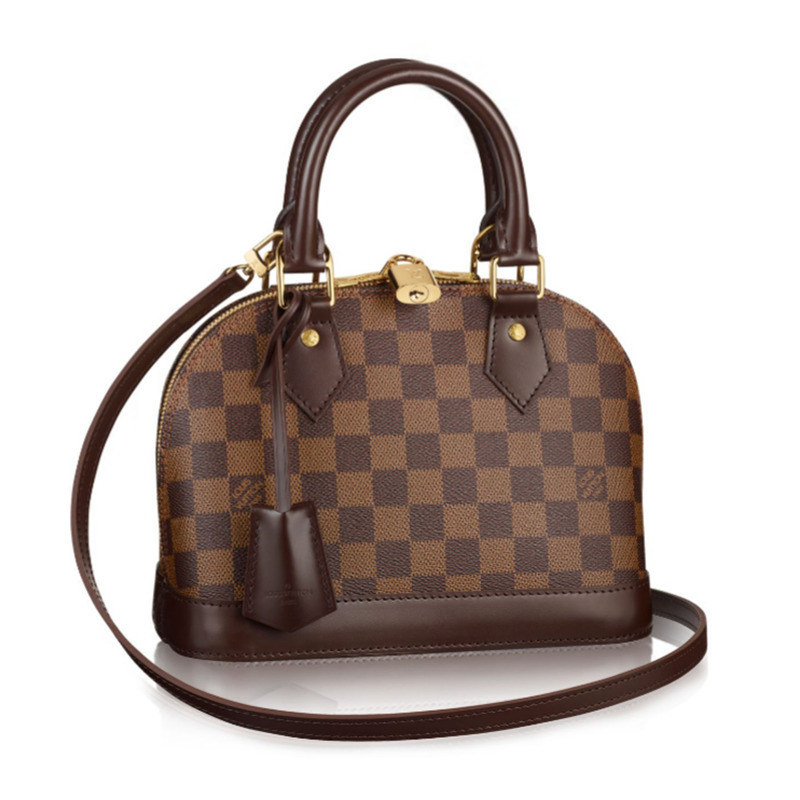 Louis Vuitton Women's Bag Handbag ALMA BB Classic Checkerboard Shell Shoulder N41221