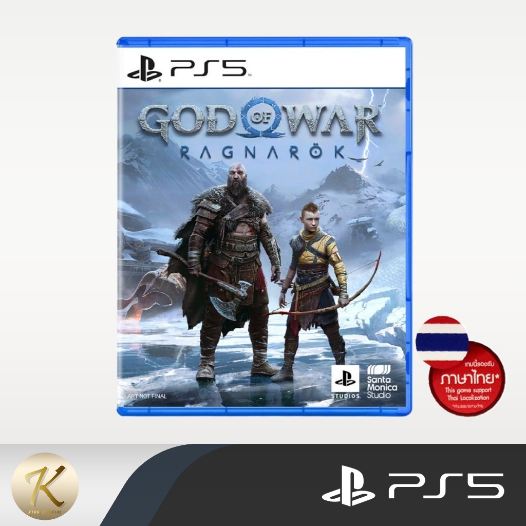 แผ่นเกมส์ PS5 : God of war ragnarok 📍(รองรับภาษาไทย) (มือ1 / มือ2)  สินค้าพร้อมจัดส่ง