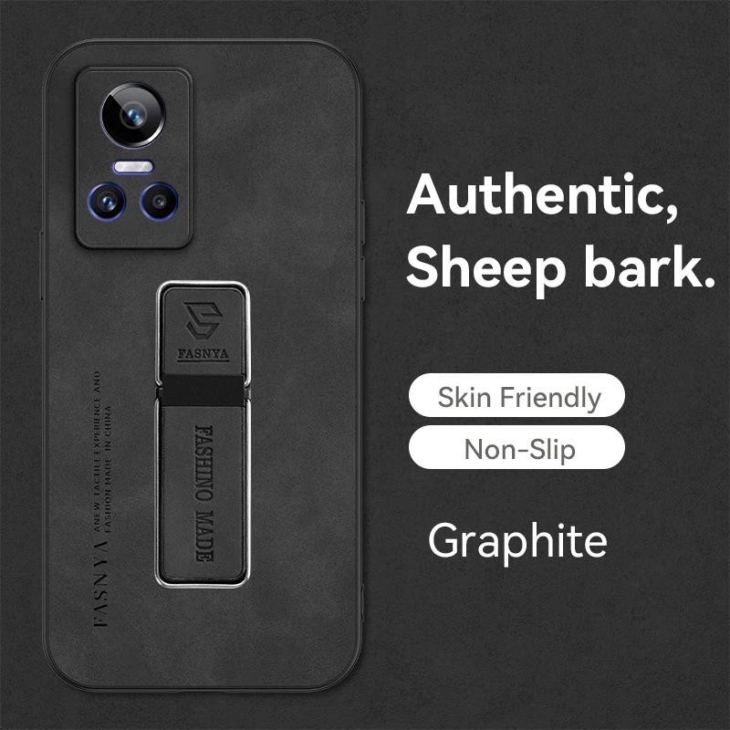 สําหรับrealme GT Neo 3 กรณีกันกระแทกPUหนังป้องกันปกหลังสําหรับRMX3561 RMX3560 โทรศัพท์ปลอกยึดผู้ถือ