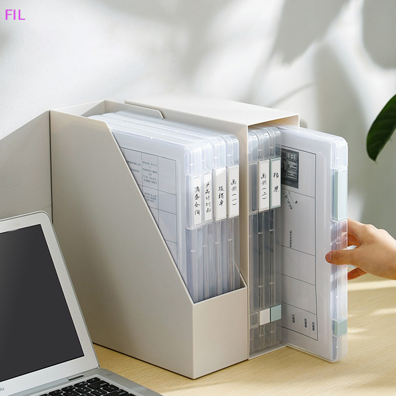 FIL A4 ที่เก็บไฟล์กระดาษ Archive Data Desktop Sorg กล่อง Office Storage กล่องเก็บของแบบพกพา