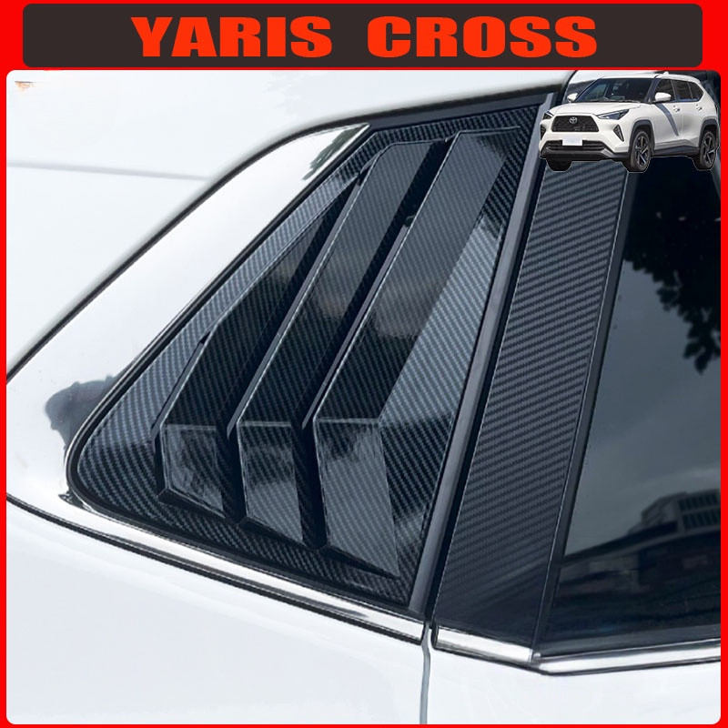 2023 2024 ฝาครอบหน ้ าต ่ าง Toyota Yaris Cross Triangle รวมเทปคู ่