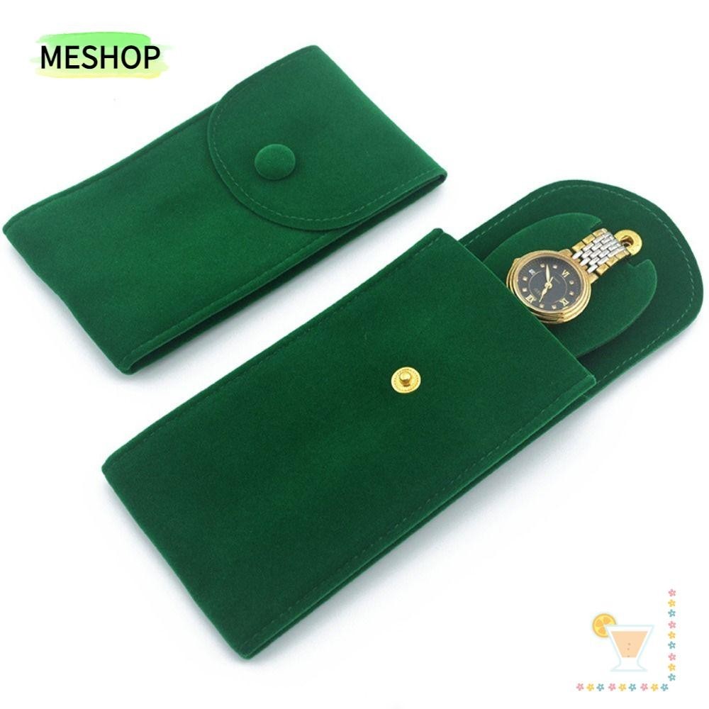 Me Watches Pouch, Snap Dust Protect Watch Boxes , Portable Flannelette Gift Packaging Men