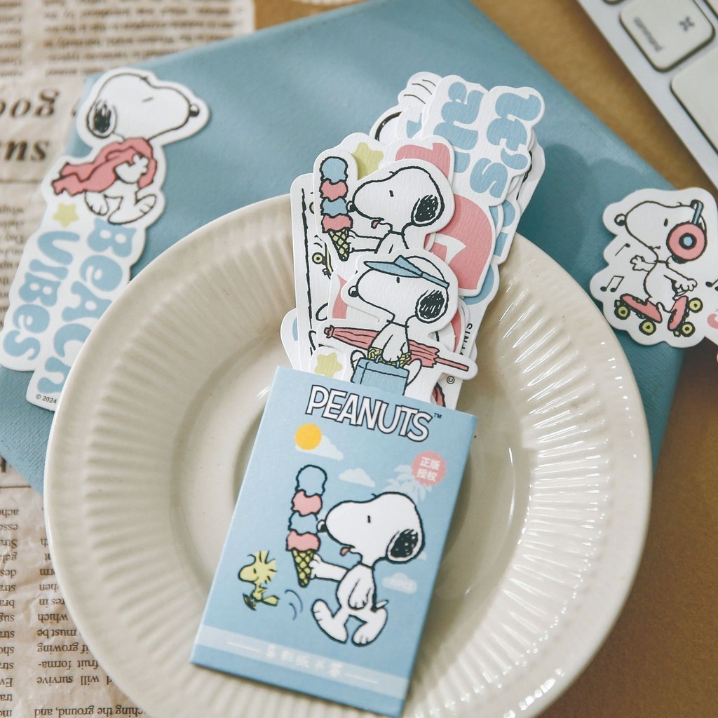 ที่คั่นหนังสือ Snoopy ที่คั่นหนังสือกระดาษ การ์ตูนน่ารัก