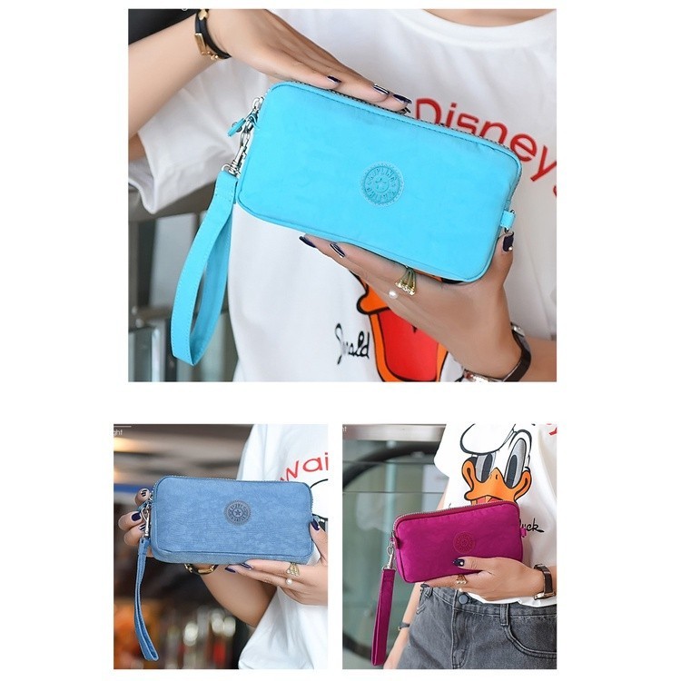 Kipling Women Mini Bag Clutch Bag Dual-Use Hand Bag, Wallet, Coin Purse 28colors 13265