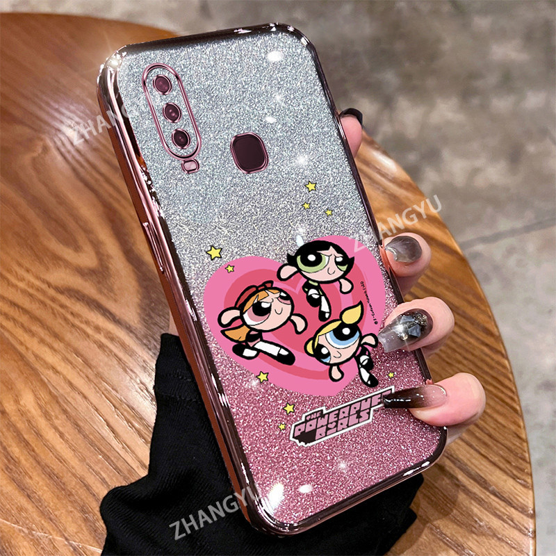 เคส VIVO Y11 Y12 Y15 Y17 Y19 Y1S Powerpuff Girls Silicone soft case phone case anti drop