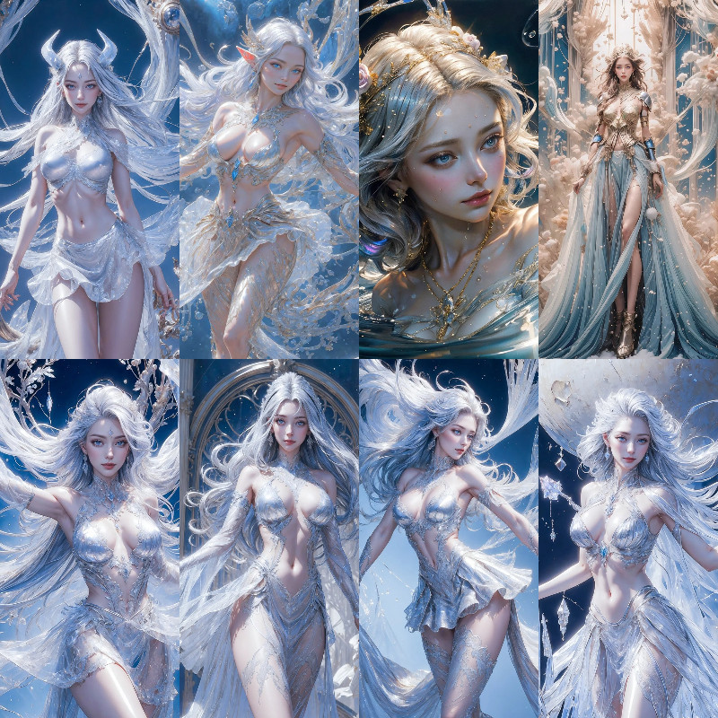 [KS] Ice Girl 5d ภาพวาดเพชรเพชรเต็มรูปแบบห้องนั่งเล่น PasteDiamond Cross Stitch ห้องนอนห้องรับประทานอาหารเพชรเย็บปักถักร้อยตกแต่งบ้าน 30x40 ซม./40x50 ซม./50x60 ซม.