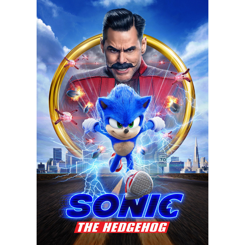 Sonic the Hedgehog โซนิค เดอะ เฮดจ์ฮ็อก (2020) DVD หนัง มาสเตอร์ พากย์ไทย