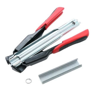 500pcs C ประเภทแหวนเล็บกรงสัตว์ปีก Hog แหวน Plier C ประเภทเล็บสําหรับไก่สัตว์กระต่ายกรง