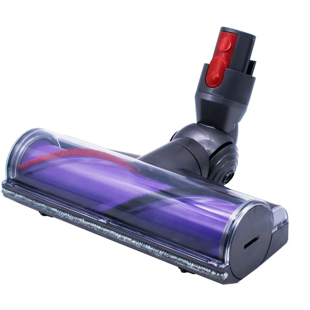 เครื่องดูดฝุ่นคาร์บอนไฟเบอร์ไดรฟ์โดยตรงเทอร์โบหัวดูดสําหรับ Dyson V7 V8 V10 V11 V15 แปรงชั้นอะไหล่เปลี่ยน