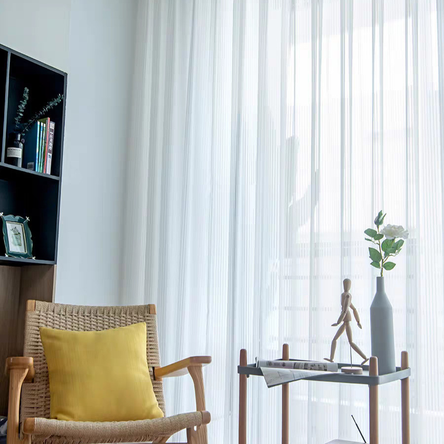 แนะนำ ผ้าม่าน ผ้าม่านสีขาว Venezia ห่วงตาไก่ โปร่งแสง กรองแสง ตกแต่งประตู หน้าต่าง สไตล์ญี่ปุ่น Minimal พร้อมส่ง ราคาพิเศษ มีเก็บเงินปลายทาง