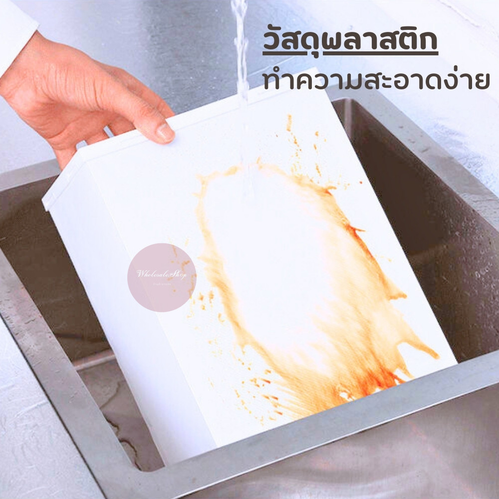 ✨ SET 10 กล่อง ✨ กล่องใส่รองเท้า กรอบสีขาว เปิดฝาด้านหน้า (ไซส์ L) กันน้ำ กันฝุ่น ต่อกันได้ เก็บของอเนกประสงค์ - รูปที่ 5