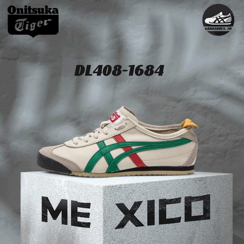 พร้อมส่ง !! Onitsuka Tiger MEXICO 66 DL408-1684 รองเท้าลำลองสำหรับชายหญิง ของแท้ 100%