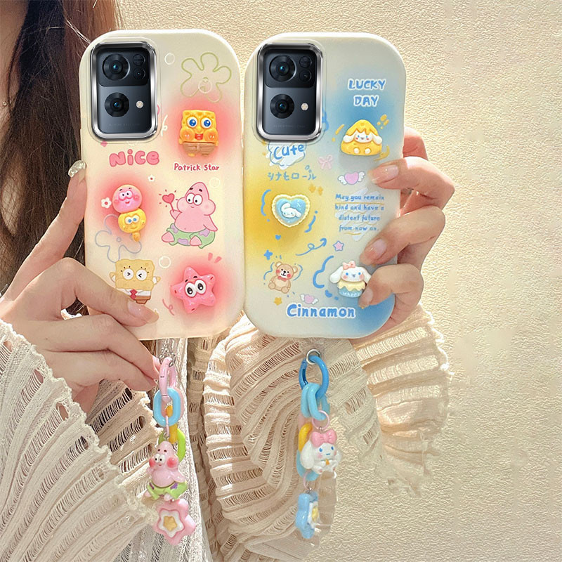 เคส oppo reno7 pro 5g เคสโทรศัพท ์ ชุบไฟฟ ้ าตุ ๊ กตาสําหรับเคส
