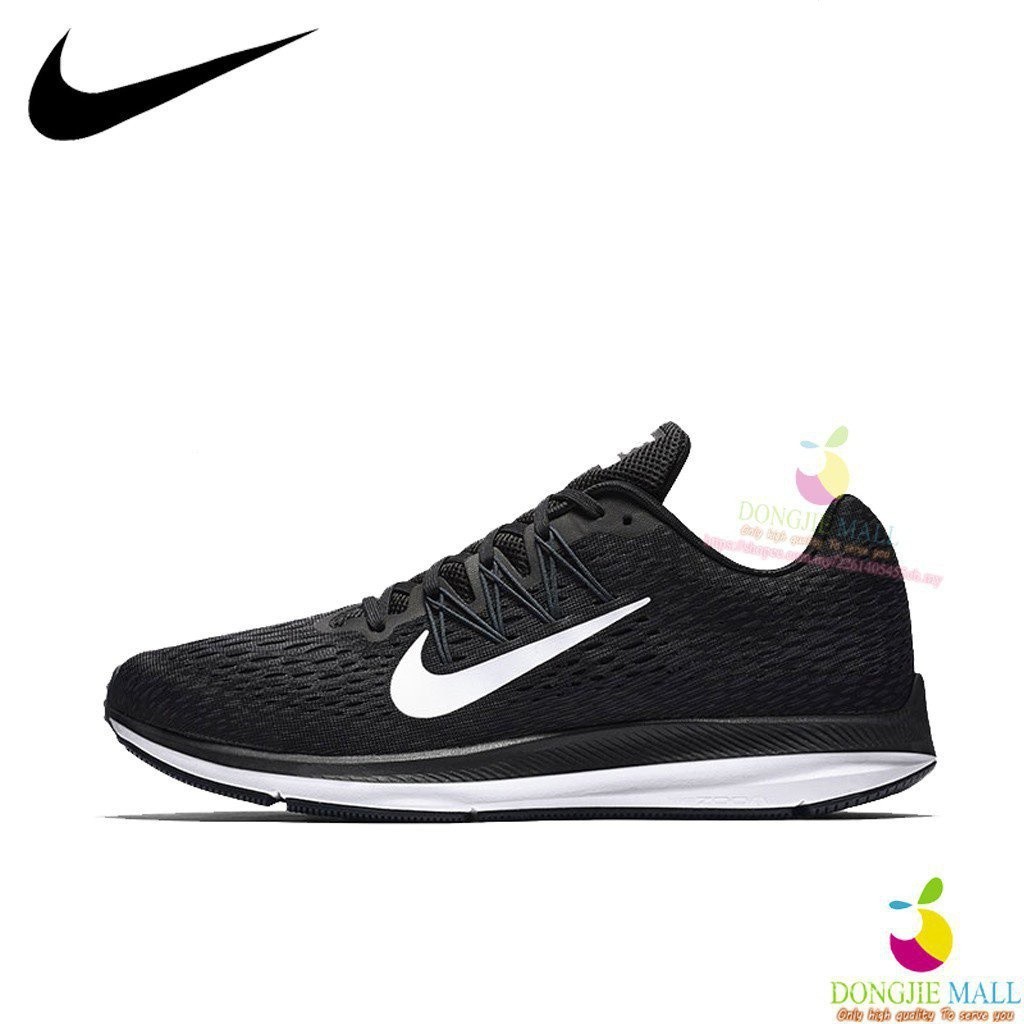 BL72ของแท้ NIKE ZOOM WINFLO 5ผู้ชายและผู้หญิงรองเท้าวิ่ง