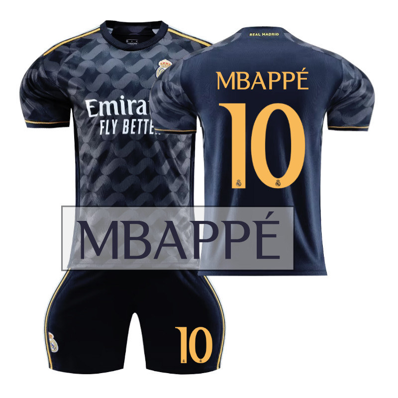 เสื้อฟุตบอลผู้ใหญ่ MAD Away 10 Mbappe 7 Vinicius 5 เสื้อฟุตบอล Bellingham