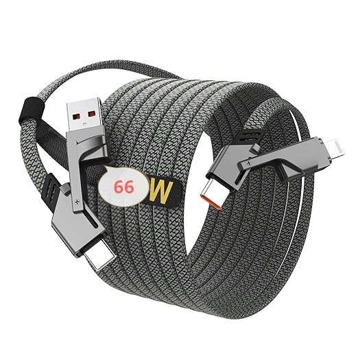 ที่ชาร์จเร็ว 4 In 1 Type C 1เมตร  1.5เมตร สําหรับ Type C 66W