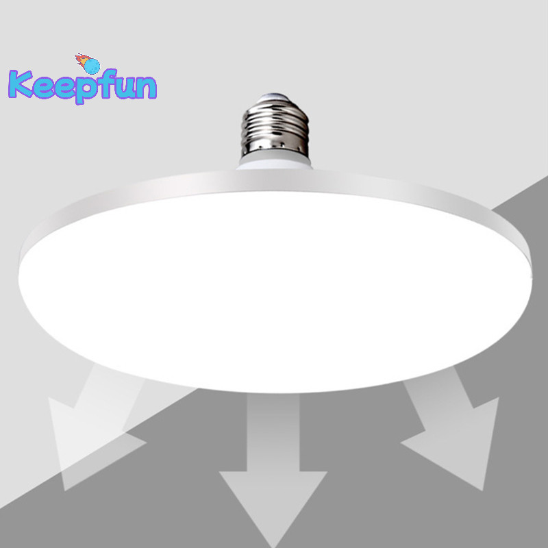 [Keepfun] หลอดไฟ Led โคมไฟ Led Super Bright 12W 15W 20W 30W 50W 220V UFO ไฟ Leds ในร่ม Warm White Lightg โคมไฟตั้งโต๊ะไฟโรงรถ [ใหม่]