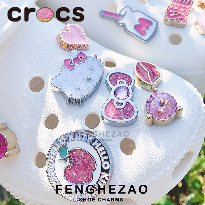 Kitty Pink Series crocs Jibbitz Charms / รองเท ้ าแตะคุณภาพสูง / ชุด Jibbitz/crocs Jibbitz/Birthdaypresent