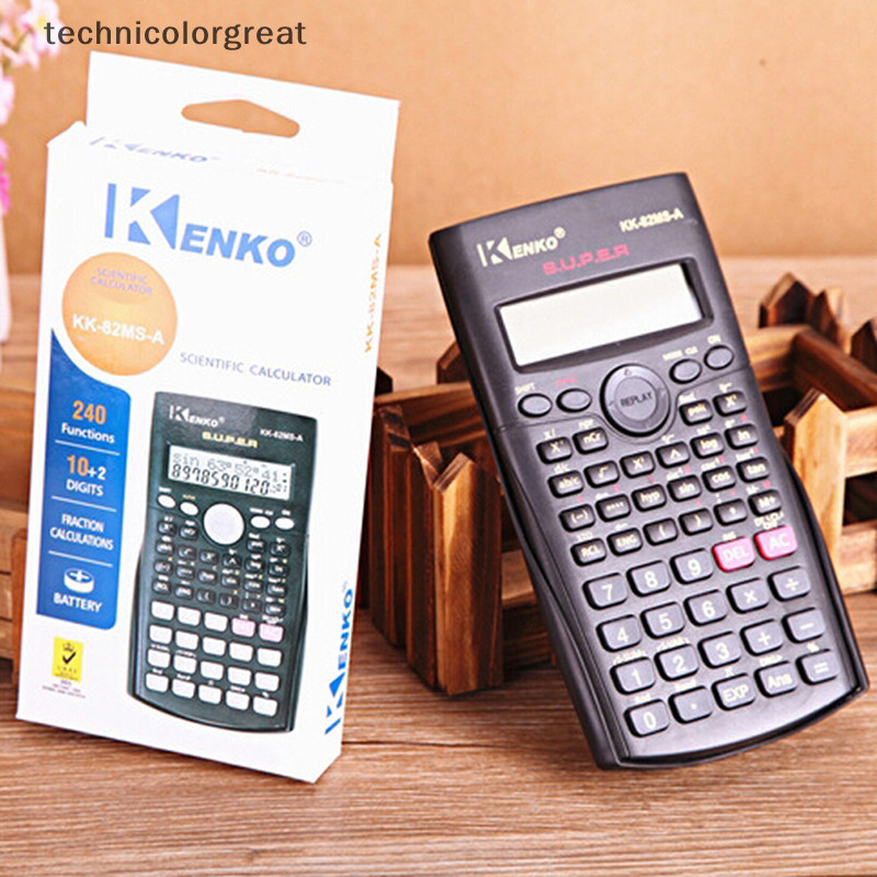 Tcgt Handheld Multi-function 2-Line Display Digital LCD Scientific Calculator Great