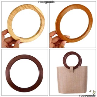 Rose หูหิ้วกระเป๋า แบบไม้ ถอดออกได้ อุปกรณ์เสริม สําหรับกระเ…