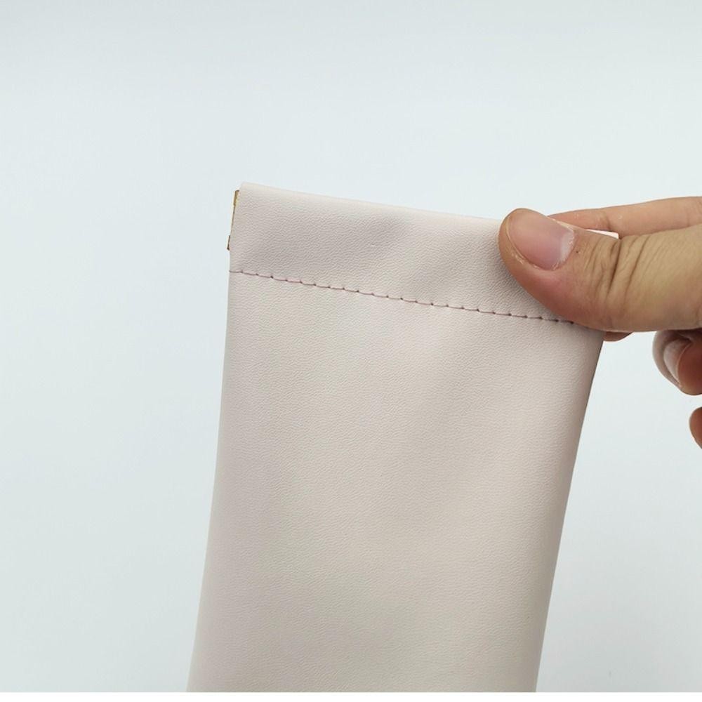 LBOR กระเป๋าจัดระเบียบเครื่องสําอาง, กระเป๋าแต่งหน้าลิปสติก PU แบบพกพา, กระเป๋าเดินทางแฟชั่น Simple Mini Key กระเป๋าใบเล็กสําหรับผู้หญิงหญิง - รูปที่ 2