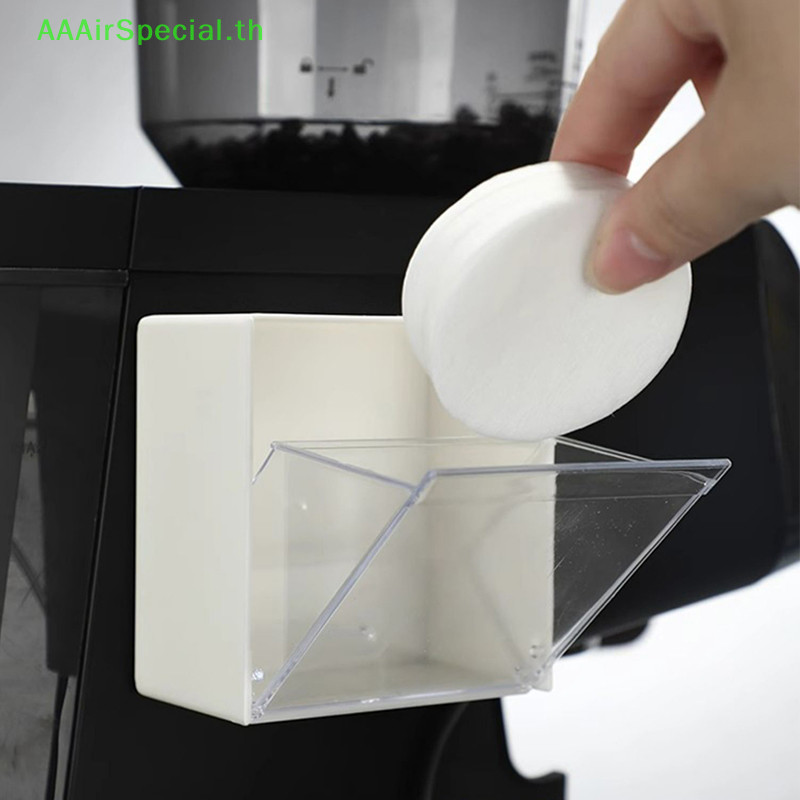 Aaairspecial กระดาษกรองกาแฟผู้ถือกันฝุ่น Moka Pot กล่องเก็บกรองกาแฟ Dosing แหวนผงชาม Wall Rack Espresso อุปกรณ์เสริม TH