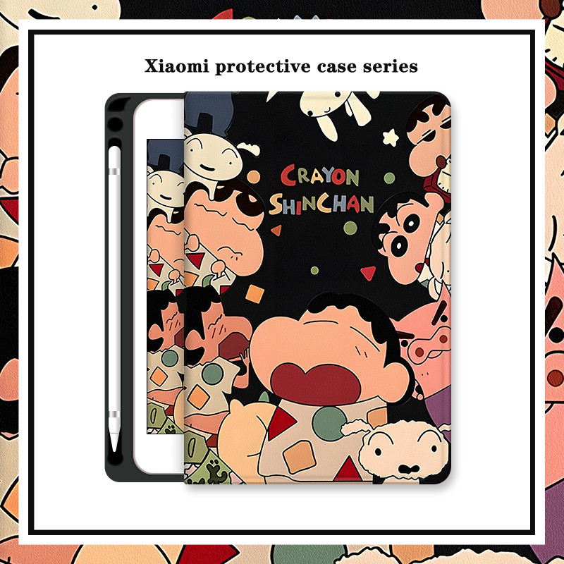 น่ารักการ์ตูนredmiแท็บเล็ตpad SE 11 10.6 Pro 12.1 กรณีดินสอป้องกันXiaomi MiPad 5 6 S Pro 12.4 2024 สําหรับOPPO Pad Air 2 11.4 10.36 11.6 ฝาครอบ