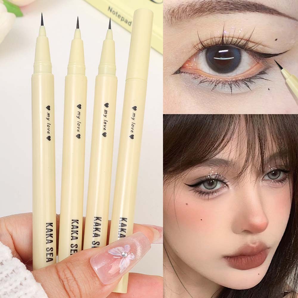 Eye Liners - Eye Liner Makeup - อายไลเนอร์ชนิดน้ํา - ปลายละเอียดพิเศษ - ดินสอเขียนขอบตา - กันน้ํา กันรอยเปื้อน ติดทนนาน เม็ดสีสูง - เครื่องสําอางสําหรับดวงตา