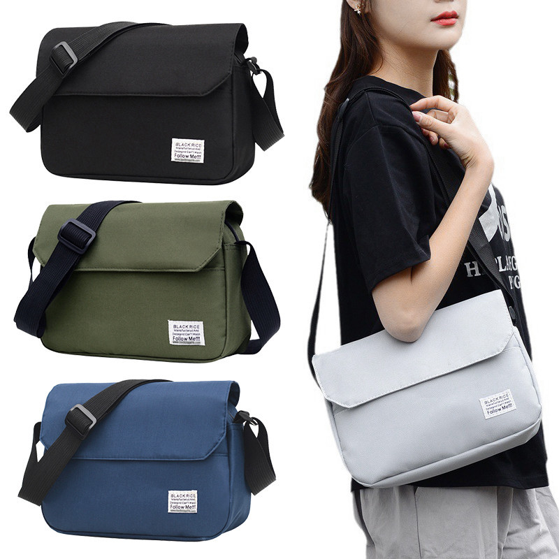 กระเป๋าสะพายไหล่ ผู้ชาย สไตล์แฟชั่นที่เรียบง่าย จุของได้เยอะ shoulder bag
