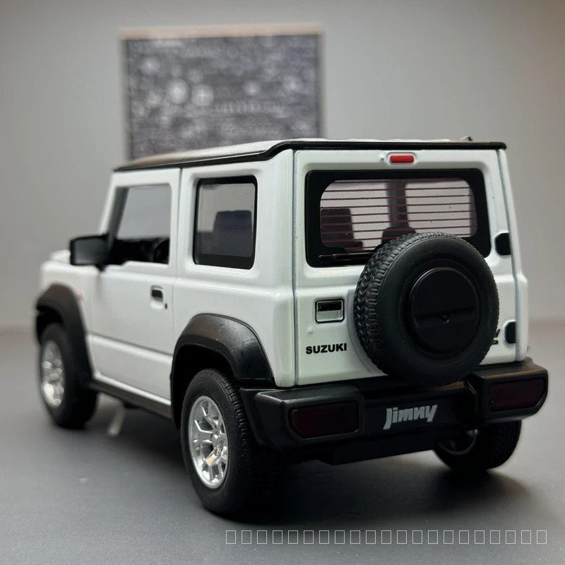 1:24 SUZUKI Jimnyรถรุ่นDiecastsโลหะรถออฟโรดรถจําลองเสียงและแสงคอลเลกชันของเล่นเด็กของขวัญ