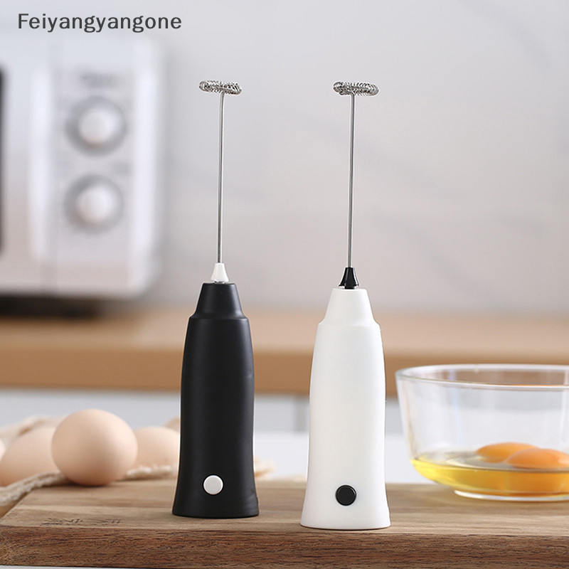 Feiyangyangone Handle เครื่องกวนไฟฟ้าเครื่องดื่มนมกาแฟ Whisk Mixer เครื่องตีไข่ Frother Foame ใหม่