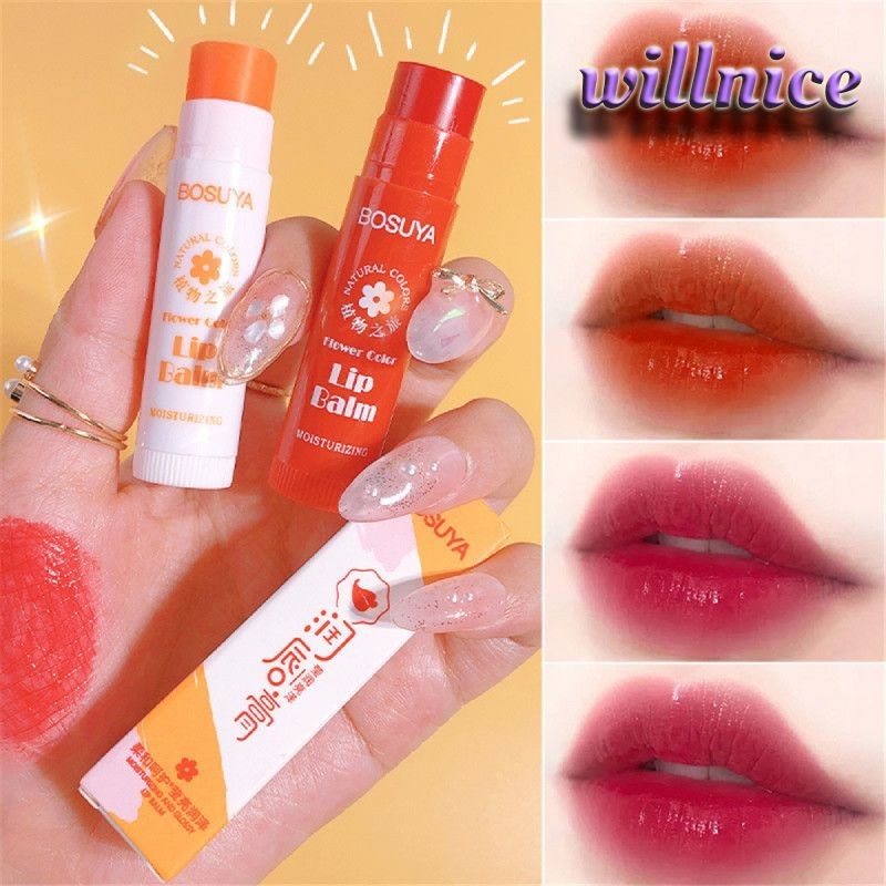 niceth Bosuya Lip Balm Moisturizing Hydrating Vibrant Color Student Lip Balm niceth