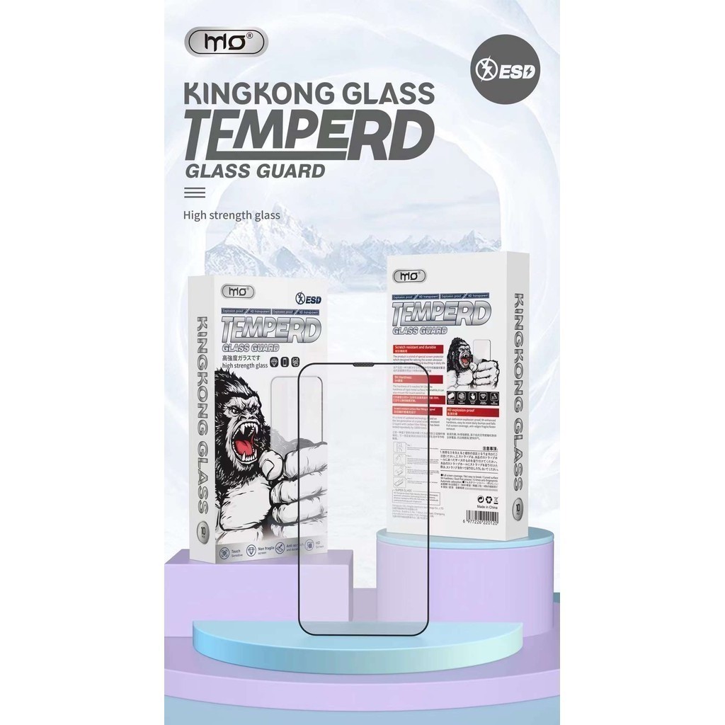 ฟิล์มกระจกใสเต็มจอ งาน0.4mmป้องกันไฟฟ้าสถิตย์ สำหรับ VIVO V20PRO V21 V23 V29 Y11 Y12 Y17 Y19 Y20 Y31