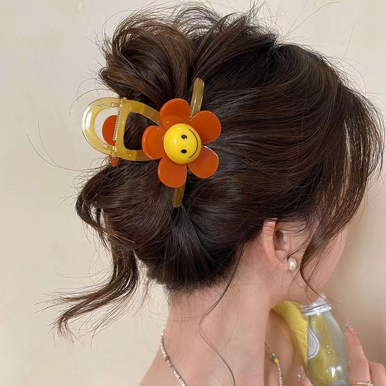 2024 ดอกทานตะวันคว้าคลิปฤดูร้อนระดับไฮเอนด์ด้านหลังหัวผมฉลามคลิป