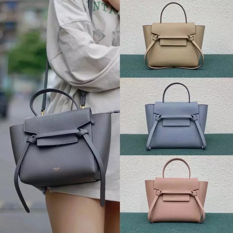 Celine 2020ใหม่กระเป๋าผู้หญิง Belt BAG nano' ยอดนิยม 'pico กระเป๋าปลาดุก Mrcio กระเป๋าถือกระเป๋าสะพา